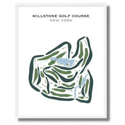 Millstone Golf Course, New York - Printed Golf Courses