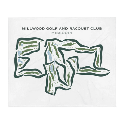 Millwood Golf & Racquet Club, Missouri - Printed Golf Courses