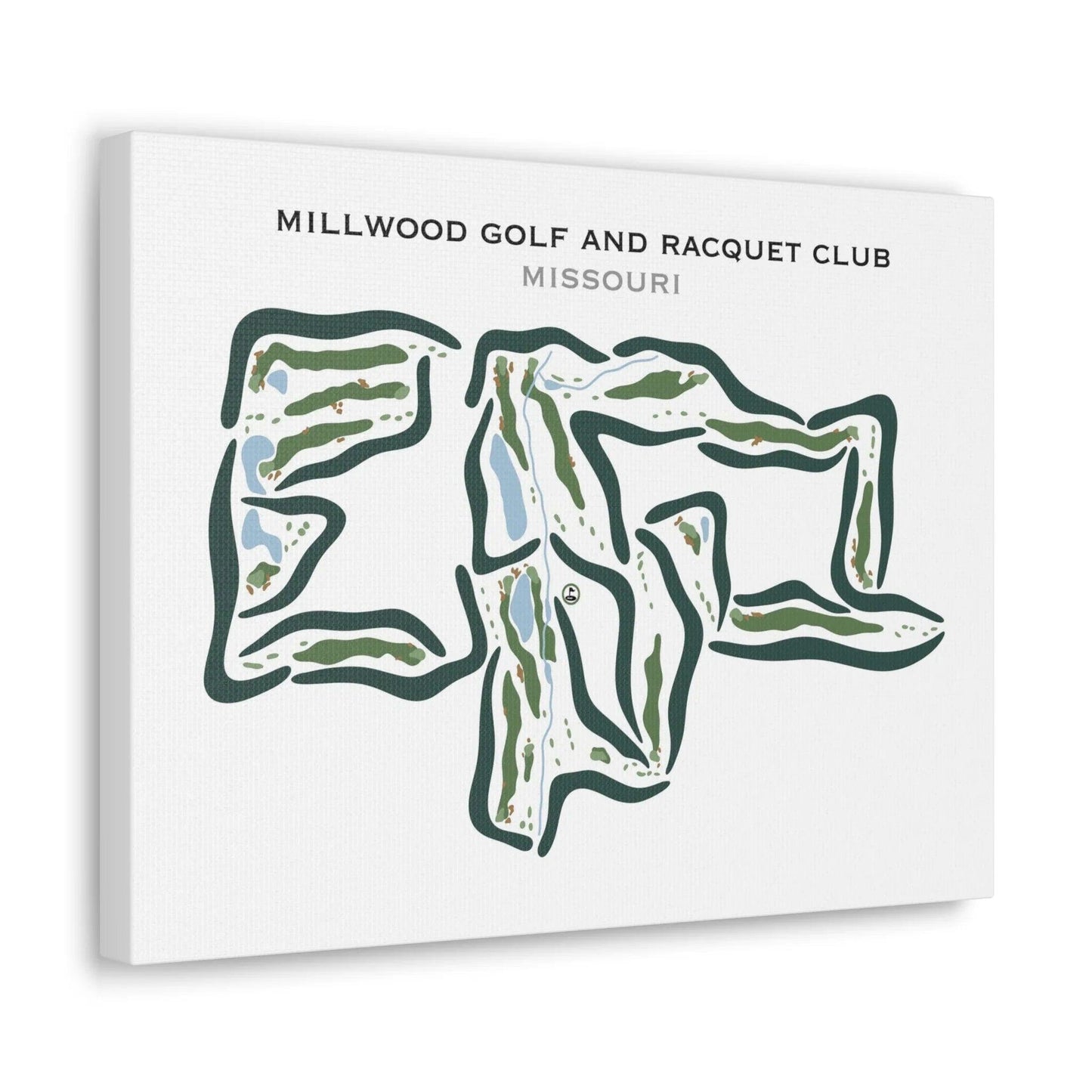 Millwood Golf & Racquet Club, Missouri - Printed Golf Courses