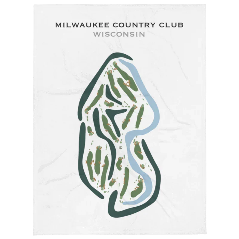 Milwaukee Country Club, Wisconsin - Printed Golf Courses