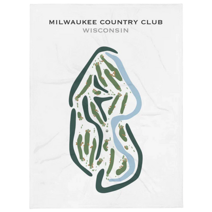 Milwaukee Country Club, Wisconsin - Printed Golf Courses