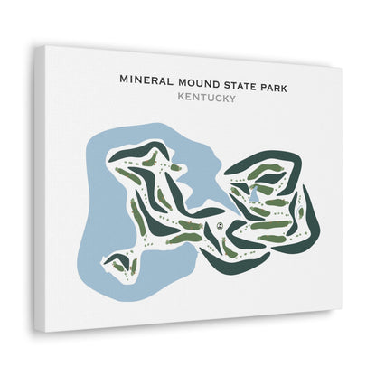 Mineral Mound State Park Golf Course, Kentucky - Printed Golf Courses