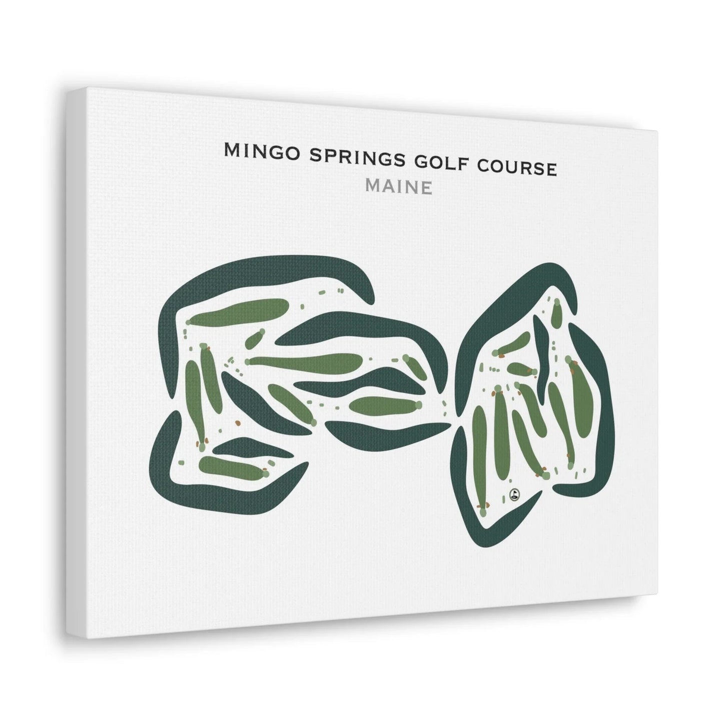 Mingo Springs Golf Course, Maine - Printed Golf Courses