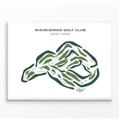 Minisceongo Golf Club, New York - Printed Golf Courses
