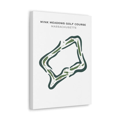 Mink Meadows Golf Course, Massachusetts - Printed Golf Courses