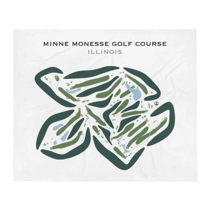 Minne Monesse Golf Course, Illinois - Printed Golf Courses