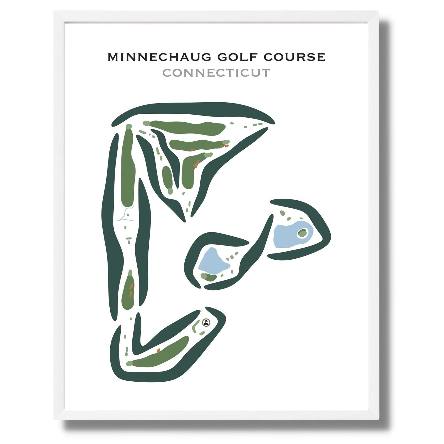 Minnechaug Golf Course, Connecticut - Printed Golf Courses