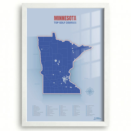 Map of Minnesota Golf Courses