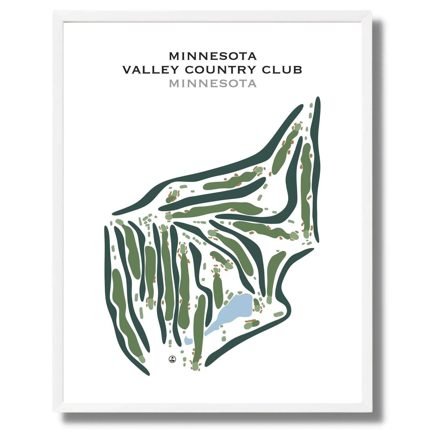 Minnesota Valley Country Club, Minnesota - Printed Golf Course