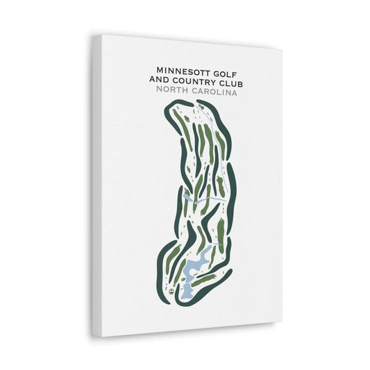 Minnesott Golf and Country Club, North Carolina - Printed Golf Courses