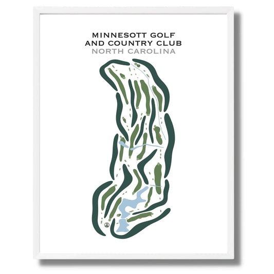 Minnesott Golf and Country Club, North Carolina - Printed Golf Courses