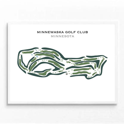 Minnewaska Golf Club, Minnesota - Printed Golf Courses