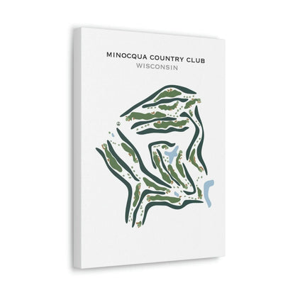 Minocqua Country Club, Wisconsin - Printed Golf Courses