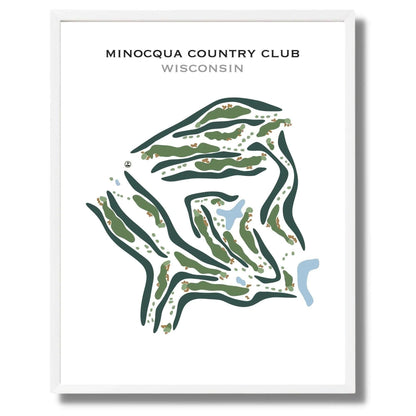 Minocqua Country Club, Wisconsin - Printed Golf Courses
