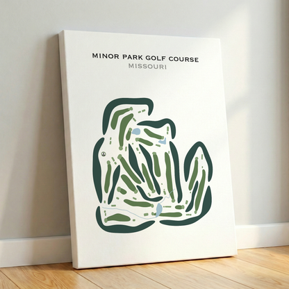 Minor Park Golf Course, Missouri - Printed Golf Courses