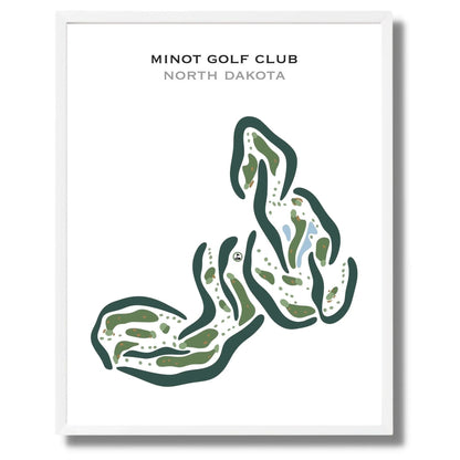 Minot Country Club, North Dakota - Printed Golf Courses