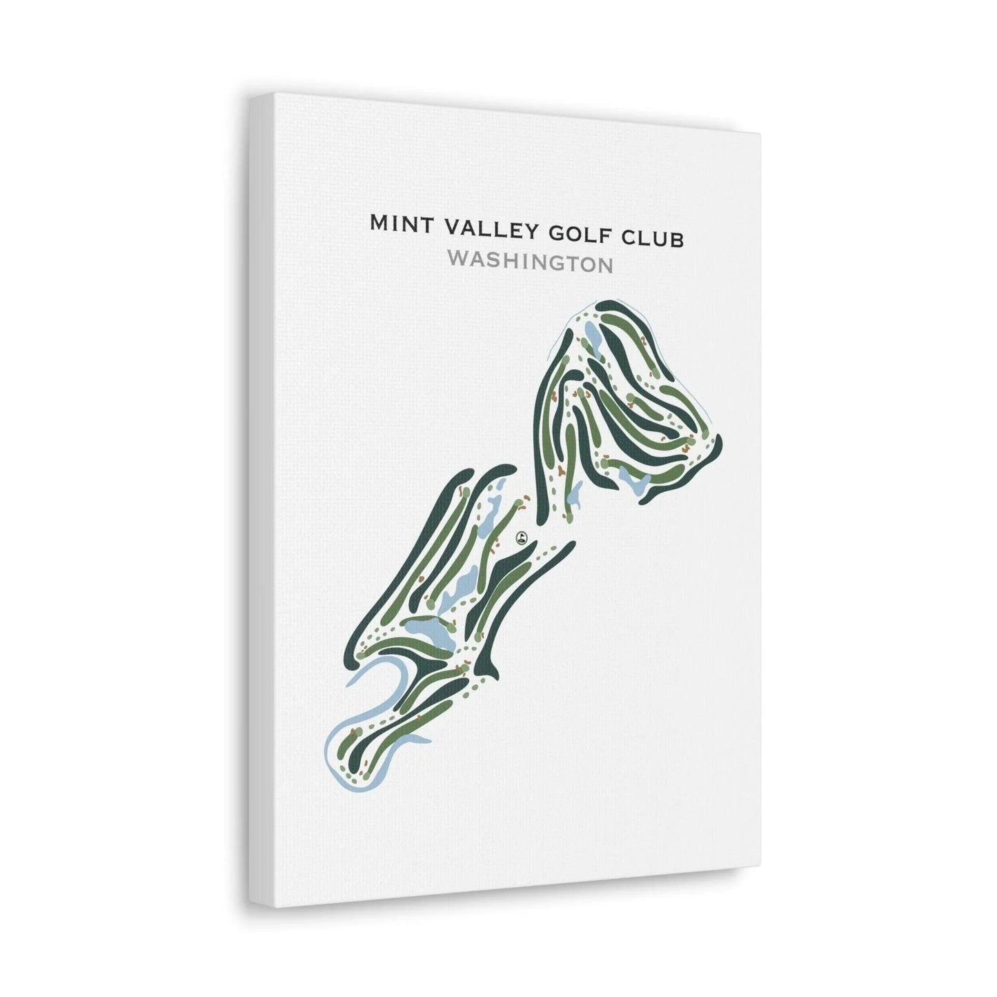 Mint Valley Golf Club, Washington - Printed Golf Courses