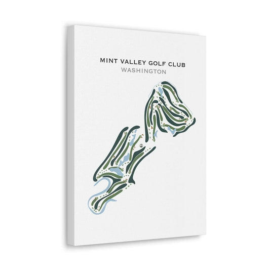 Mint Valley Golf Club, Washington - Printed Golf Courses