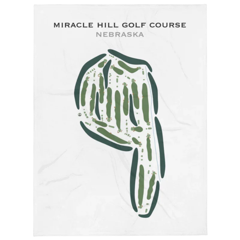 Miracle Hill Golf Course, Nebraska - Printed Golf Courses