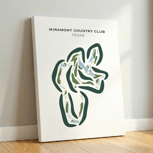 Miramont Country Club, Texas - Printed Golf Courses