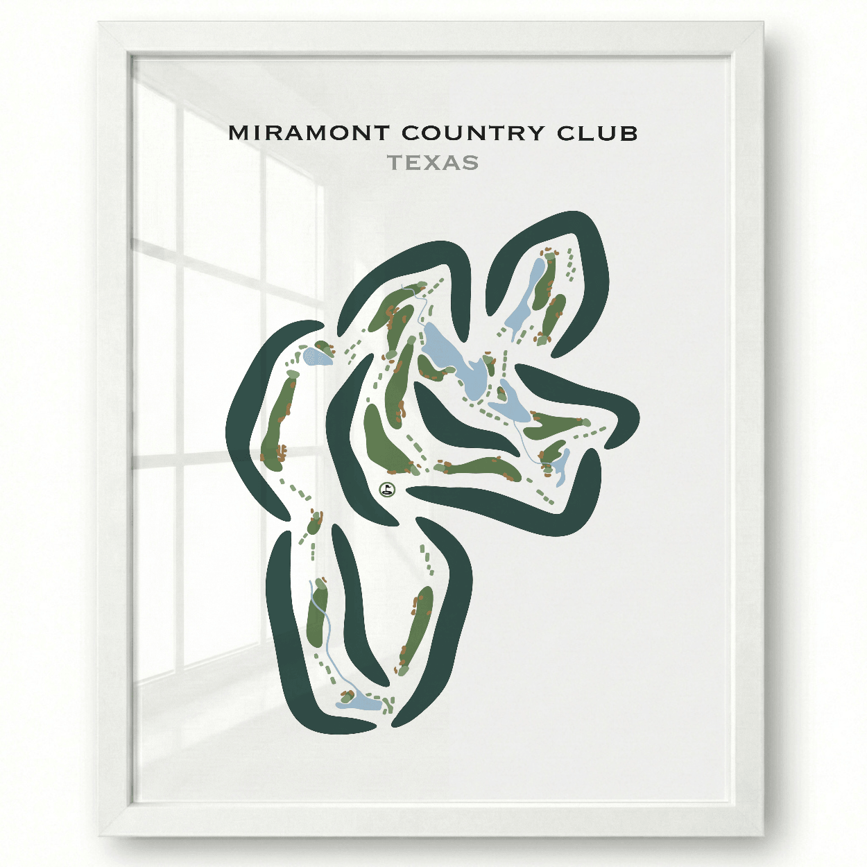 Miramont Country Club, Texas - Printed Golf Courses