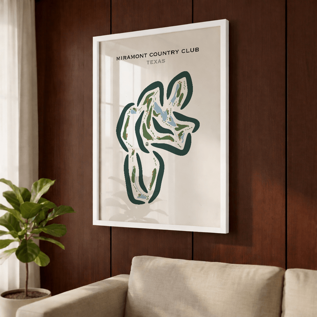 Miramont Country Club, Texas - Printed Golf Courses