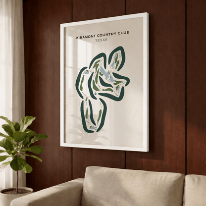 Miramont Country Club, Texas - Printed Golf Courses