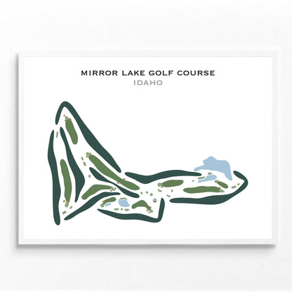 Mirror Lake Golf Course, Idaho - Printed Golf Courses