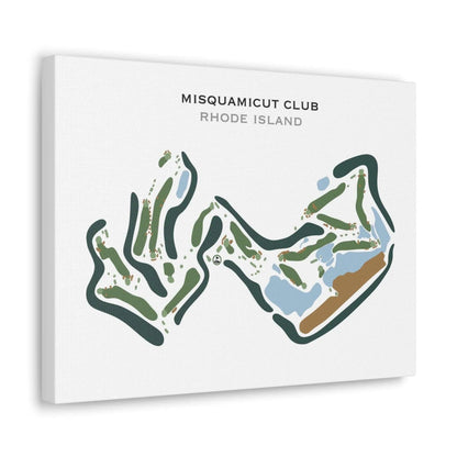 Misquamicut Club, Rhode Island - Printed Golf Course