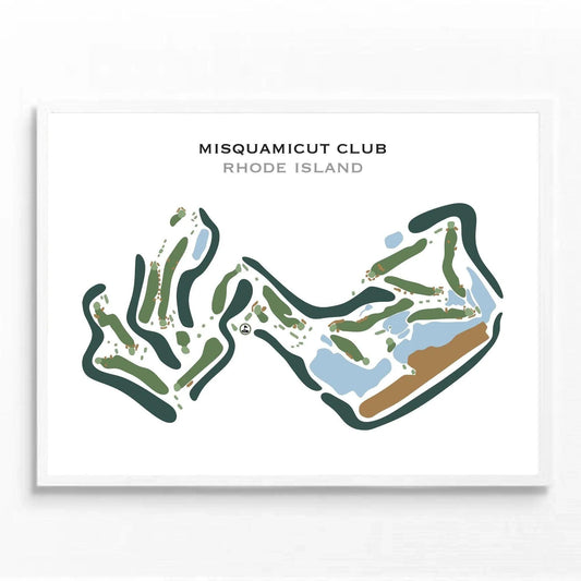 Misquamicut Club, Rhode Island - Printed Golf Course