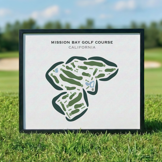 Mission Bay Golf Course, California - Printed Golf Courses