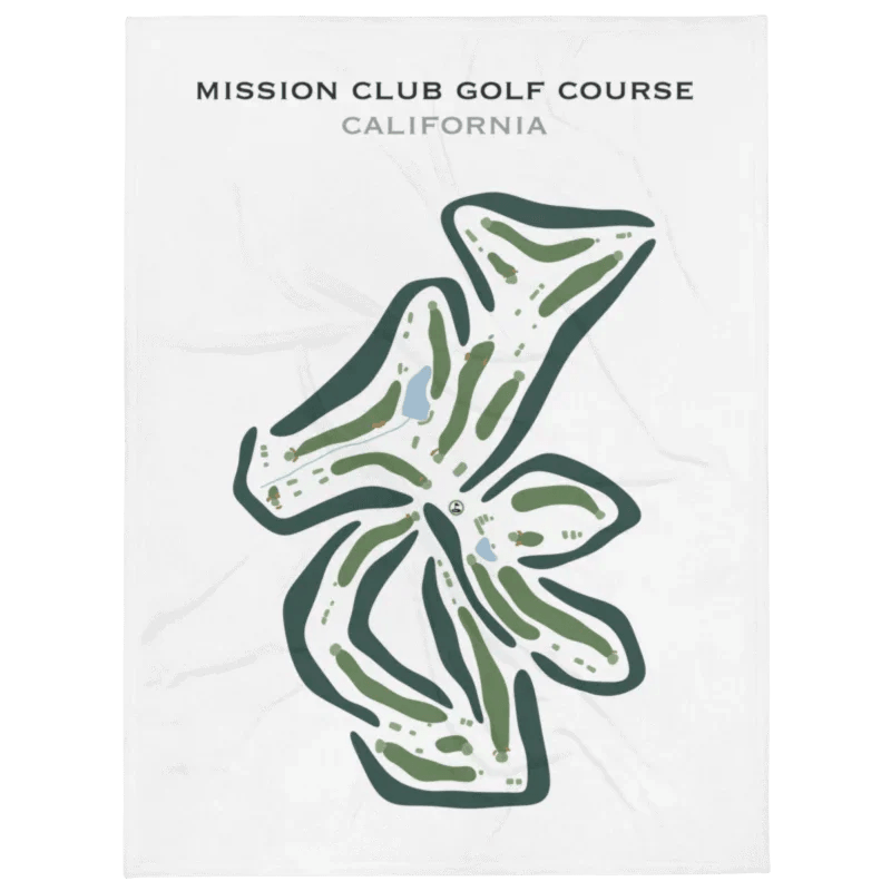 Mission Club Golf Course, California - Printed Golf Courses