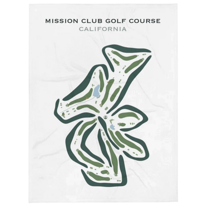 Mission Club Golf Course, California - Printed Golf Courses