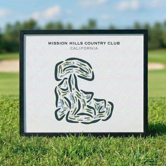 Mission Hills Country Club, California - Printed Golf Courses