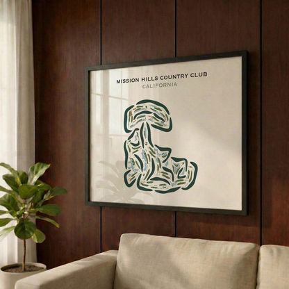Mission Hills Country Club, California - Printed Golf Courses