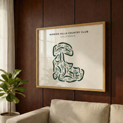Mission Hills Country Club, California - Printed Golf Courses