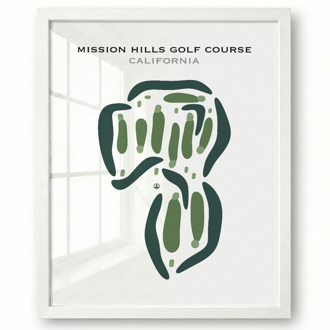 Mission Hills Golf Course, California - Printed Golf Courses