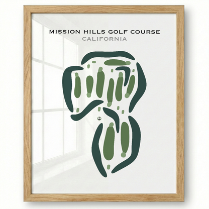 Mission Hills Golf Course, California - Printed Golf Courses