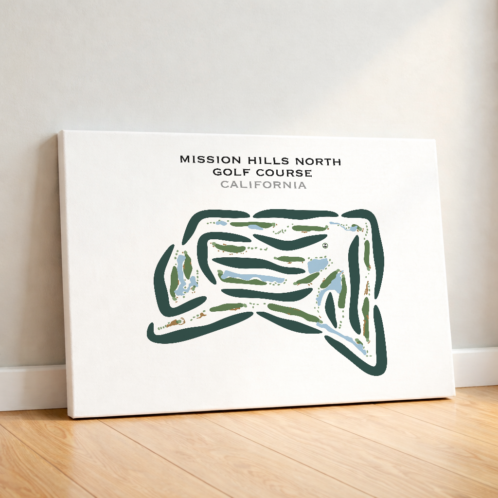 Mission Hills North Golf Course, California - Printed Golf Courses