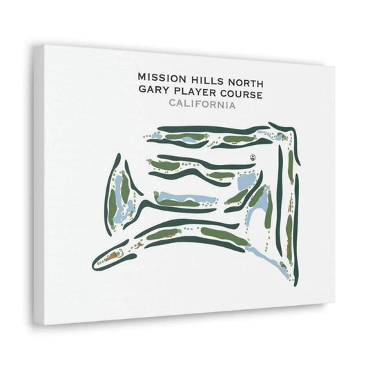 Mission Hills North Gary Player Course, California - Printed Golf Courses