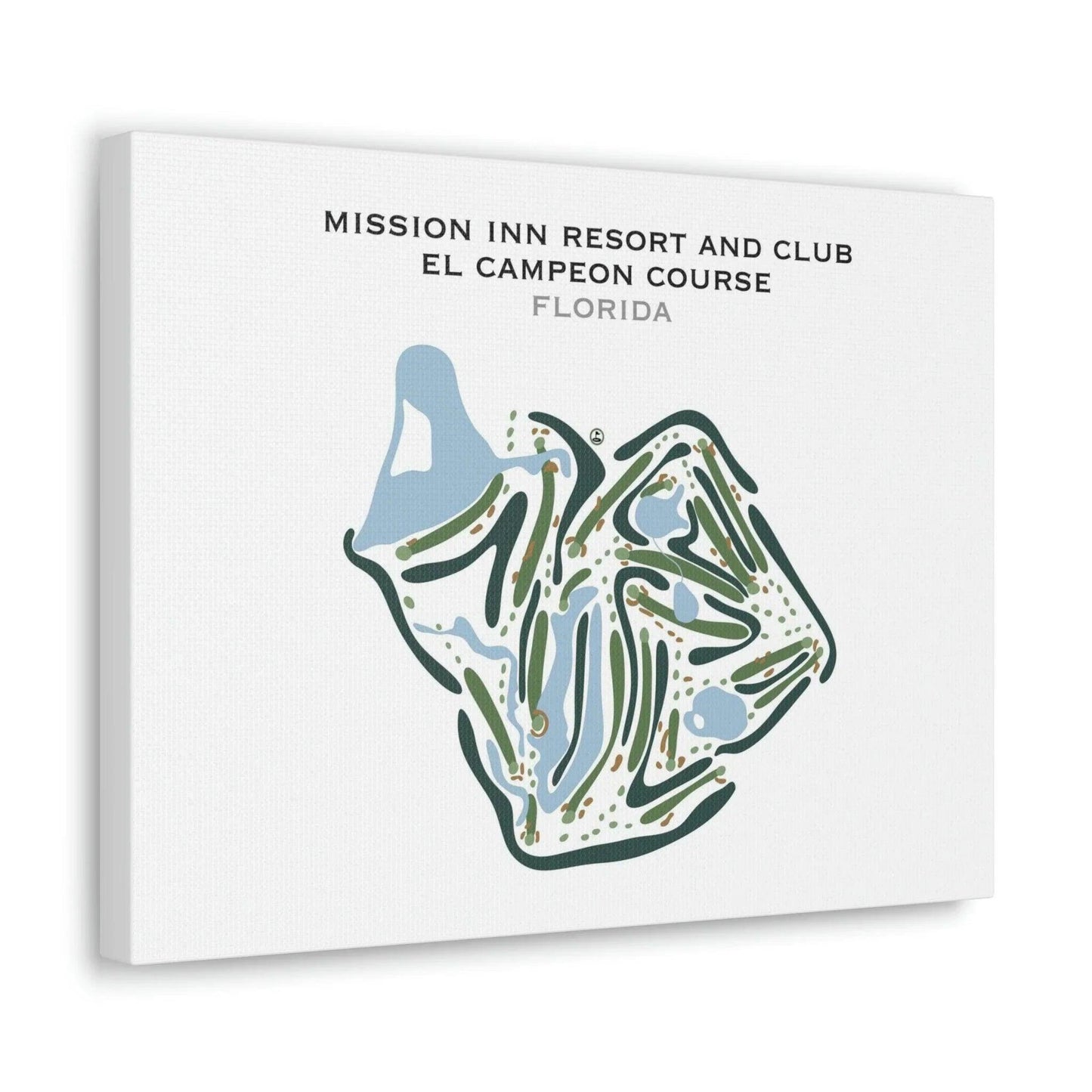 Mission Inn Resort & Club El Campeón Course, Florida - Printed Golf Courses