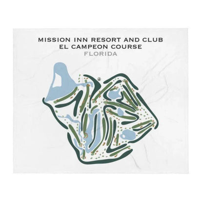 Mission Inn Resort & Club El Campeón Course, Florida - Printed Golf Courses