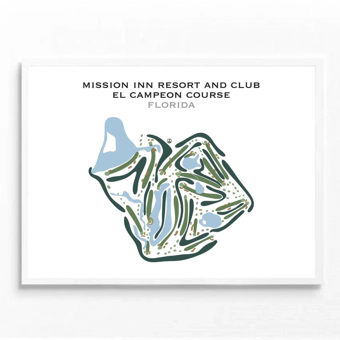 Mission Inn Resort & Club El Campeón Course, Florida - Printed Golf Courses