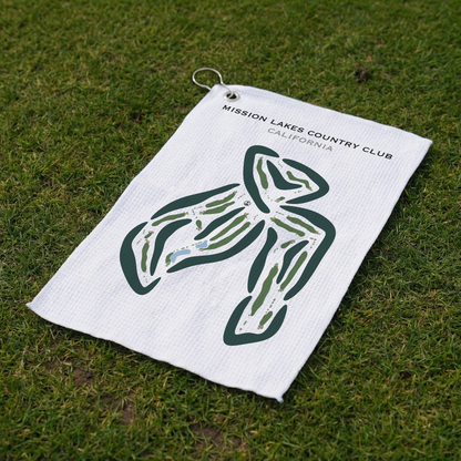 Mission Lakes Country Club, California - Printed Golf Courses