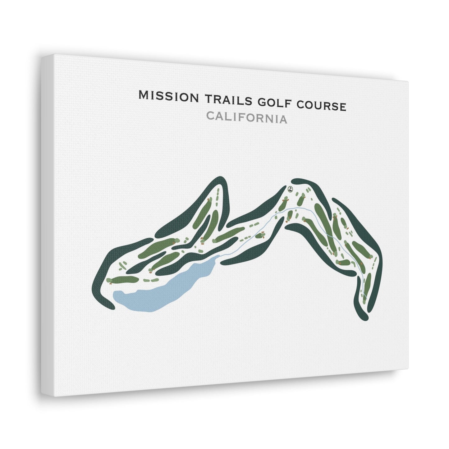 Mission Trails Golf Course, California - Printed Golf Courses