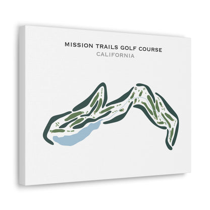 Mission Trails Golf Course, California - Printed Golf Courses