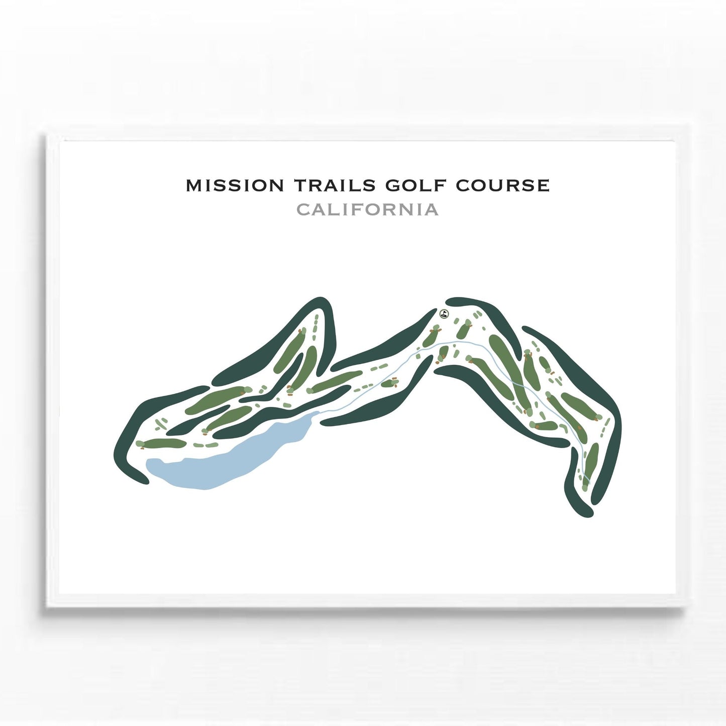 Mission Trails Golf Course, California - Printed Golf Courses