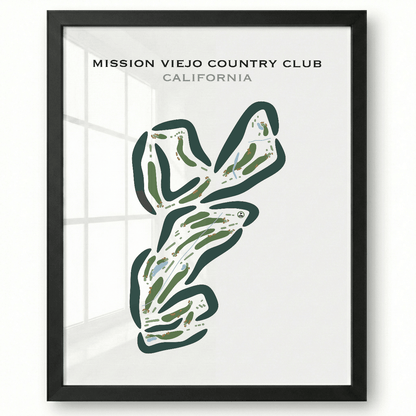Mission Viejo Country Club, California - Printed Golf Courses