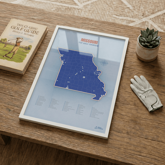 Map of Missouri Golf Courses
