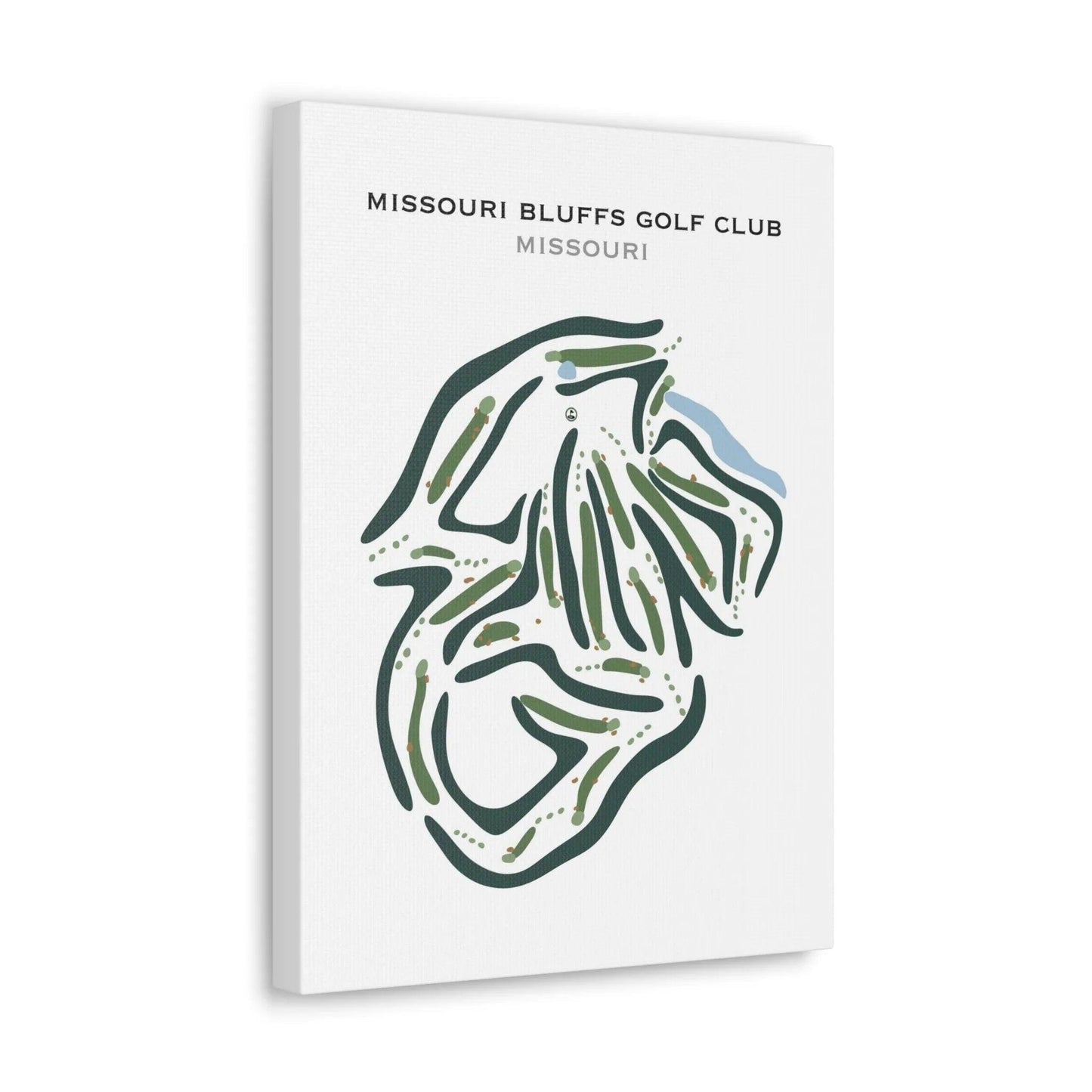 Missouri Bluffs Golf Club, Missouri - Printed Golf Courses